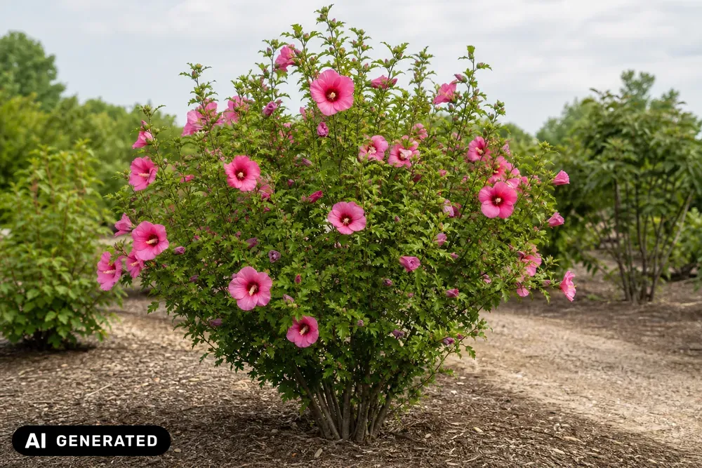 Garten-Eibisch 'Woodbridge' – Hibiscus syriacus 'Woodbridge'