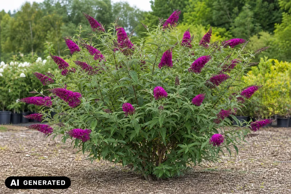 Sommerflieder 'Royal Red' – Buddleja davidii 'Royal Red', Bild 2
