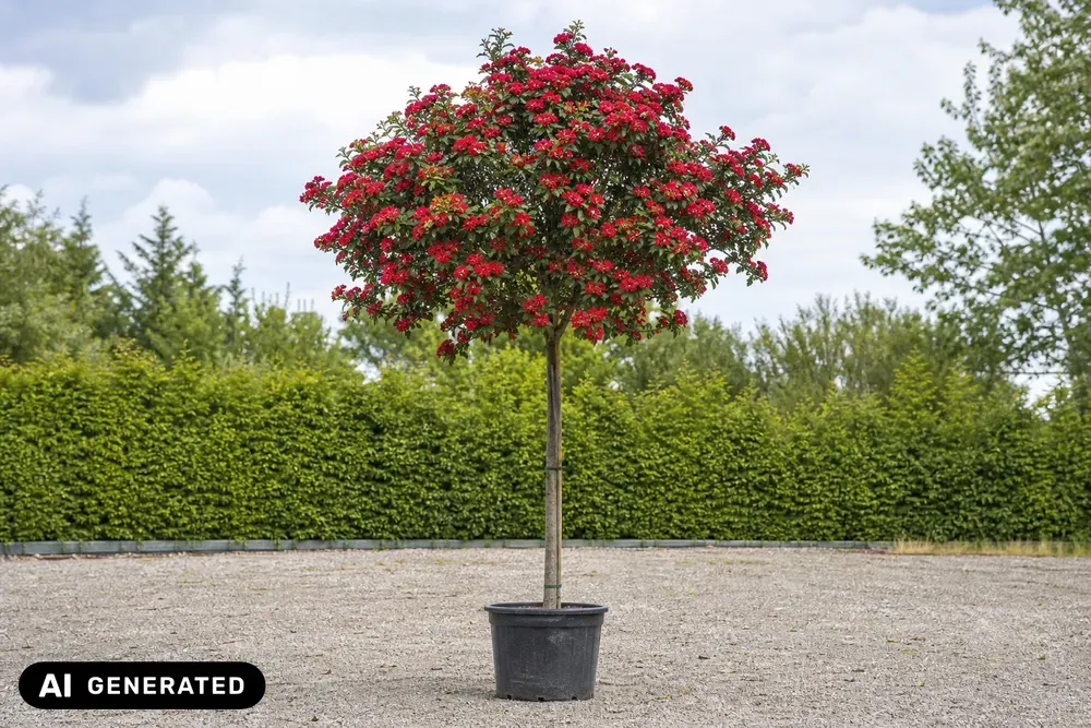 Echter Rotdorn 'Paul's Scarlet' – Crataegus laevigata 'Paul's Scarlet', Bild 3