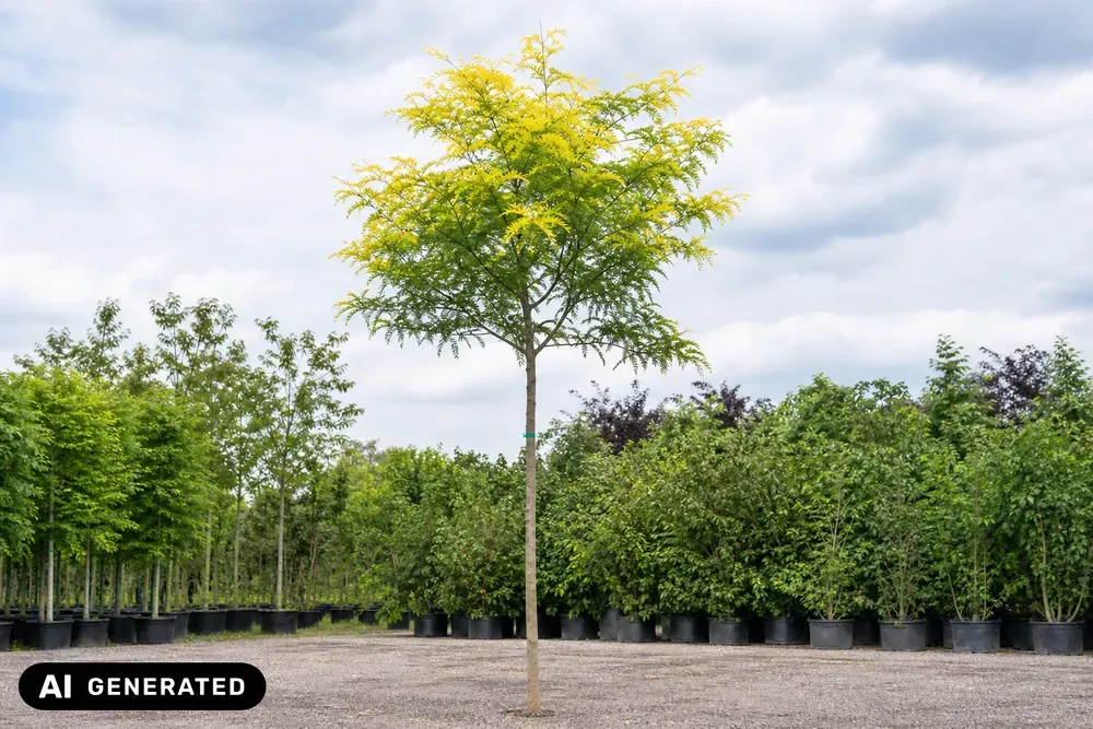 Gold-Gleditschie 'Sunburst' – Gleditsia triacanthos 'Sunburst', Bild 2
