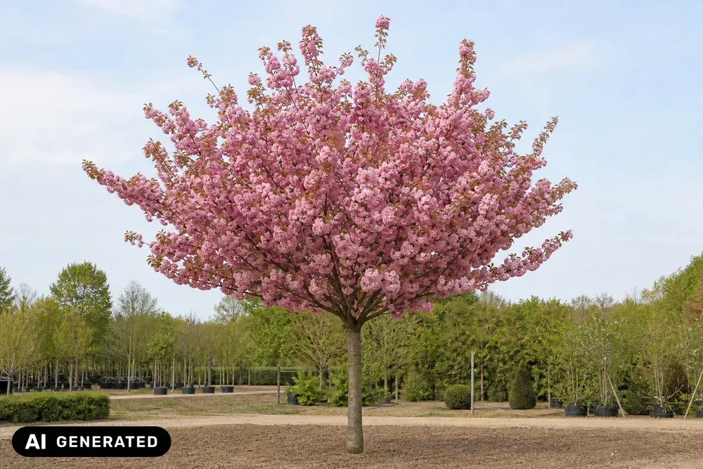 Japanische Nelkenkirsche 'Kanzan' – Prunus serrulata 'Kanzan'