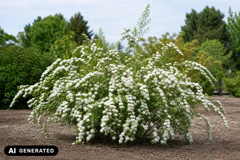 Belgischer Spierstrauch – Spiraea vanhouttei, Bild 4