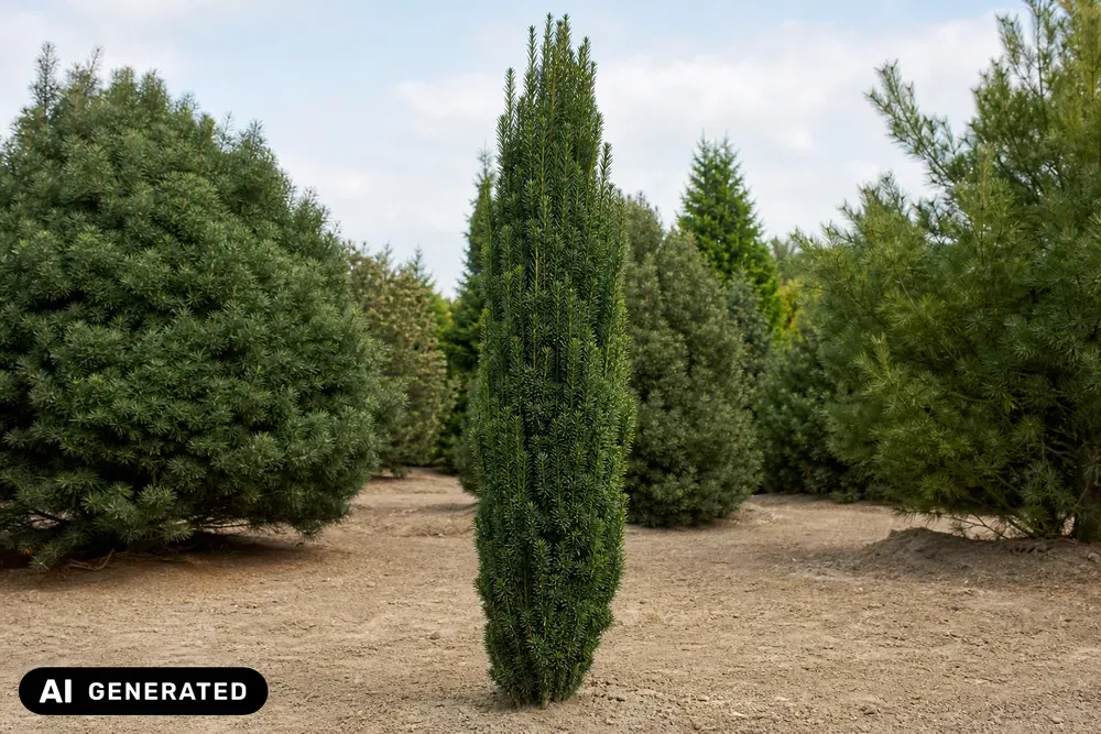 Säuleneibe 'Fastigiata Robusta' – Taxus baccata 'Fastigiata Robusta', Bild 4