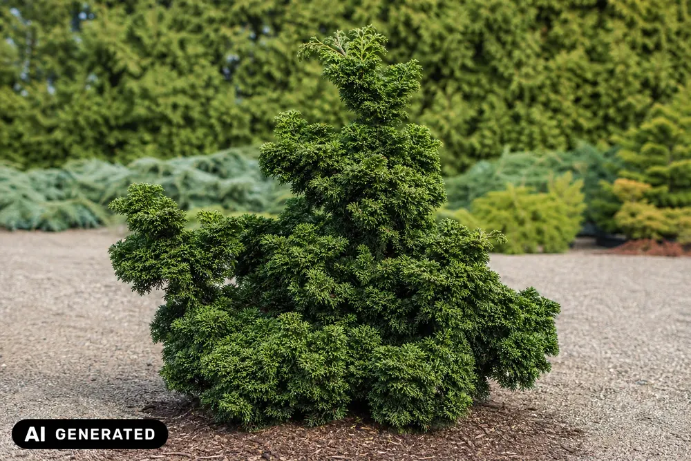 Hinoki-Scheinzypresse 'Nana Gracilis' – Chamaecyparis obtusa 'Nana Gracilis'