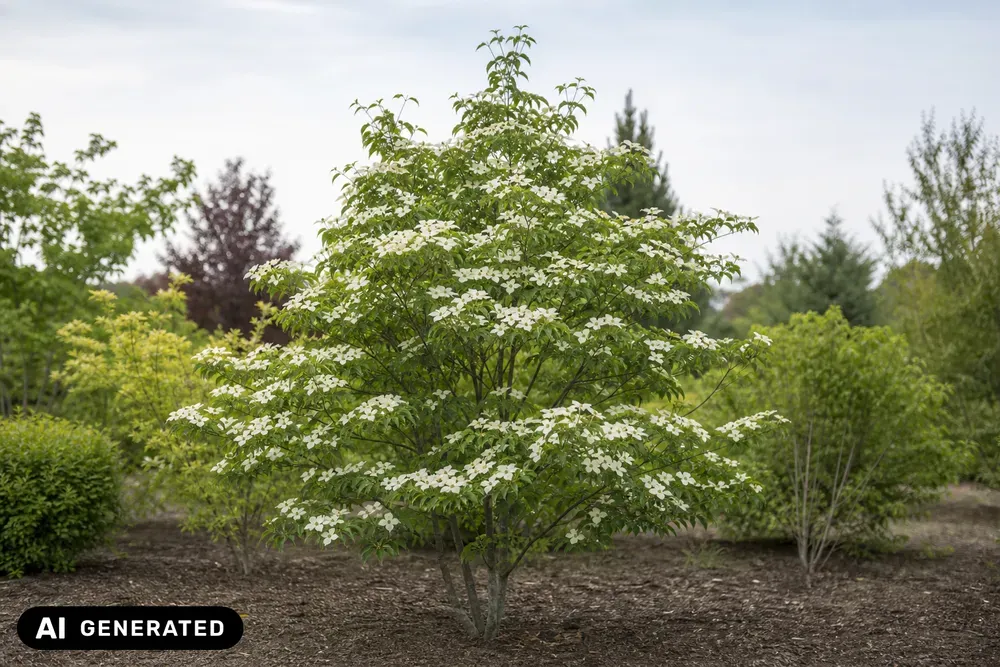 Chinesischer Blumen-Hartriegel – Cornus kousa chinensis, Bild 2