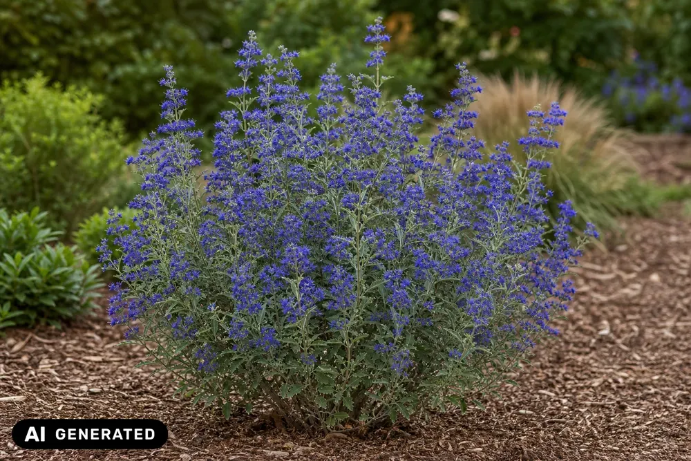 Bartblume 'Kew Blue' – Caryopteris clandonensis 'Kew Blue', Bild 2