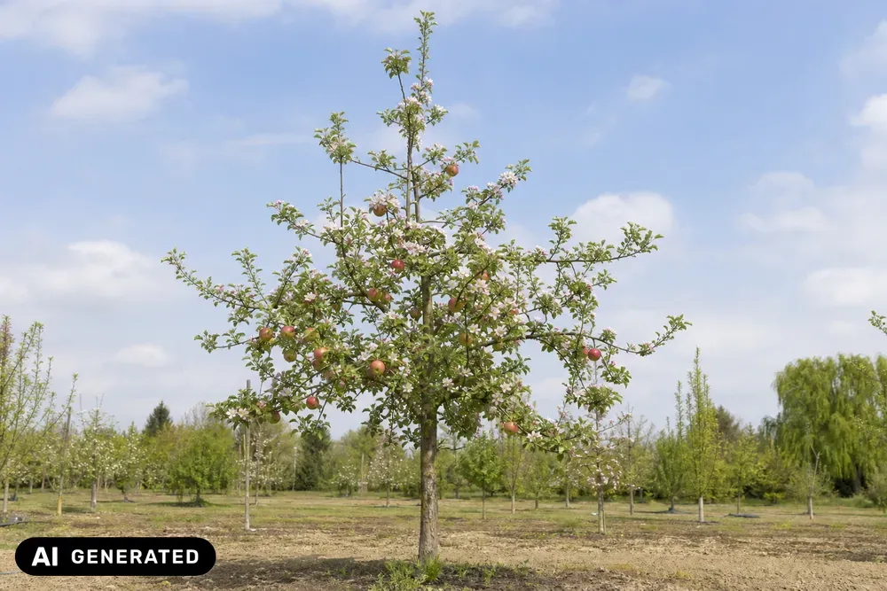 Apfel 'Jakob Fischer' – Malus domestica 'Jakob Fischer', Bild 2