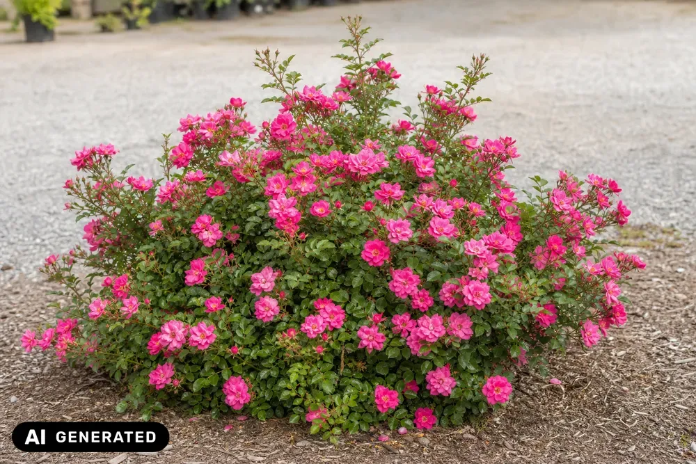 Bodendeckerrose 'Palmengarten Frankfurt' – Rosa 'Palmengarten Frankfurt'
