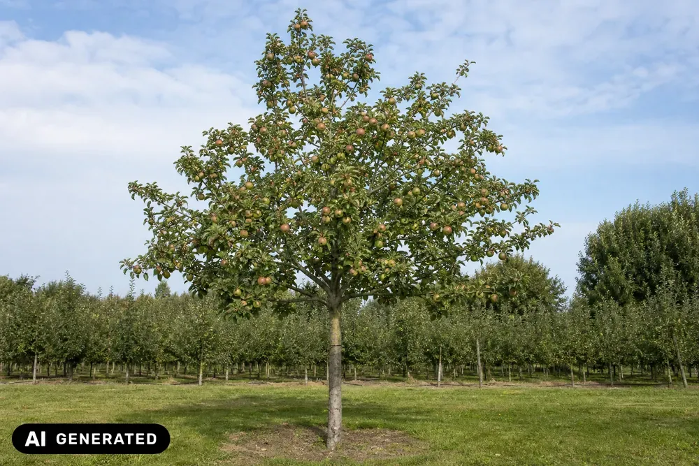 Apfel 'Boskoop' – Malus domestica 'Boskoop', Bild 2