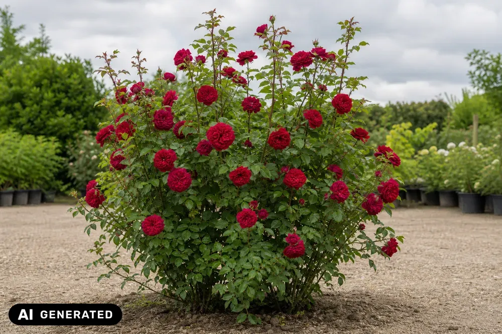 Strauchrose 'Ulmer Münster' – Rosa 'Ulmer Münster'