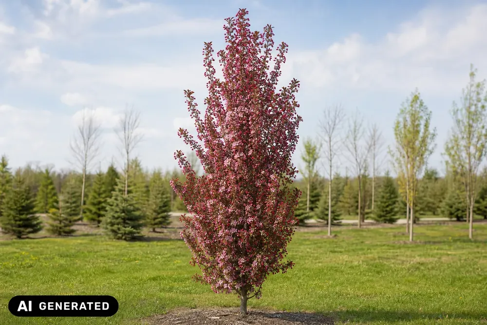 Zierapfel 'Red Obelisk' – Malus 'Red Obelisk', Bild 2