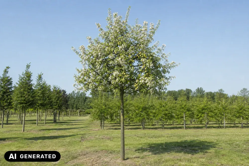Große Grüne Reneklode – Prunus domestica 'Große Grüne Reneklode', Bild 2