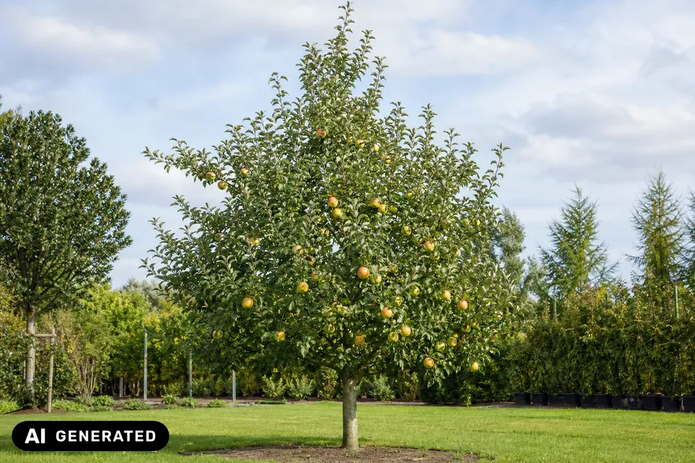 Kulturapfel 'Goldparmäne' – Malus domestica 'Goldparmäne', Bild 3