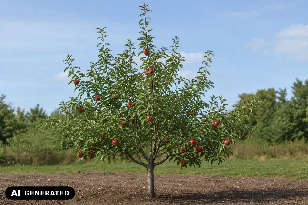 Apfel 'Melrose' – Malus domestica 'Melrose', Bild 2