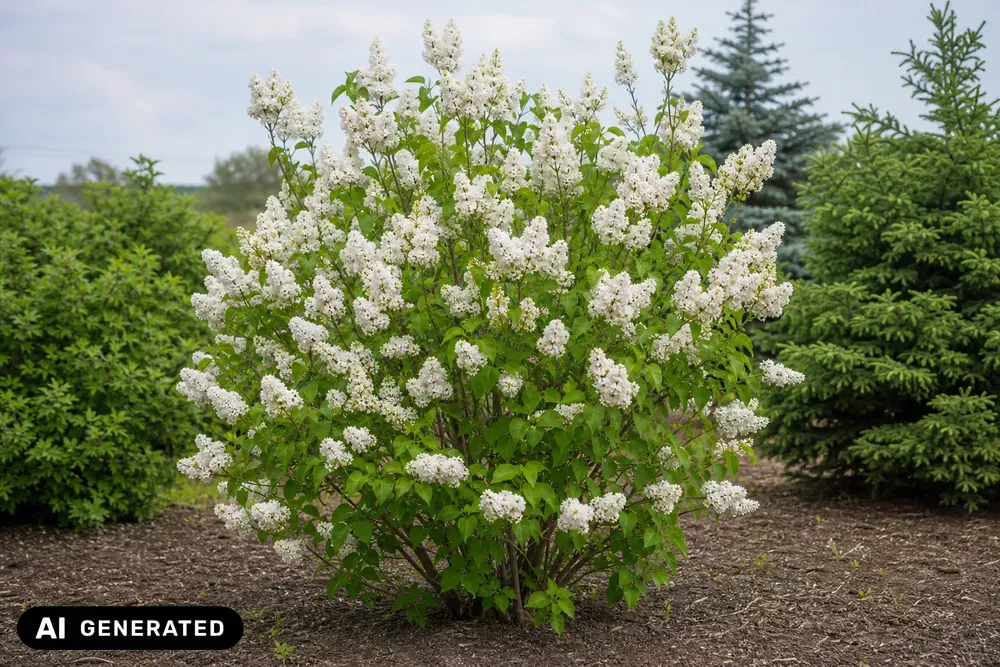 Edelflieder 'Mme Lemoine' – Syringa vulgaris 'Mme Lemoine', Bild 3