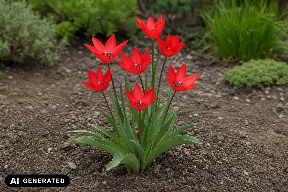 Mehrblütige Tulpe 'Füsilier' – Tulipa praestans 'Füsilier'