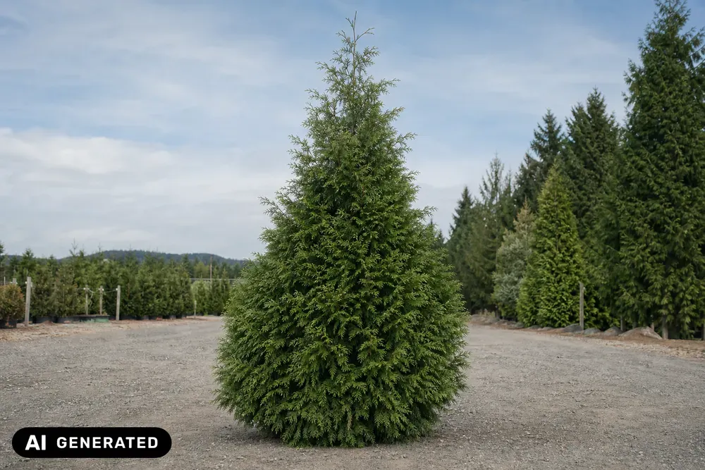 Riesen-Lebensbaum 'Atrovirens' – Thuja plicata 'Atrovirens', Bild 2