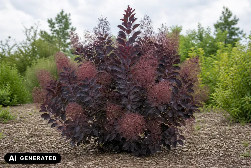 Perückenstrauch 'Lilla' – Cotinus coggygria 'Lilla', Bild 3