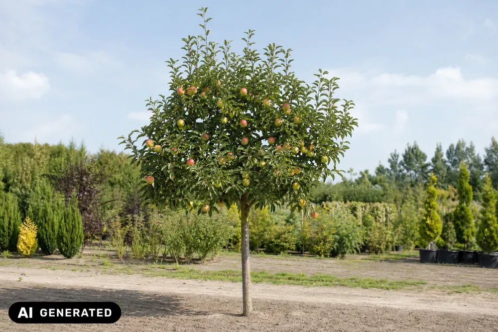 Apfel 'Geheimrat Dr. Oldenburg' – Malus domestica 'Geheimrat Dr. Oldenburg', Bild 2