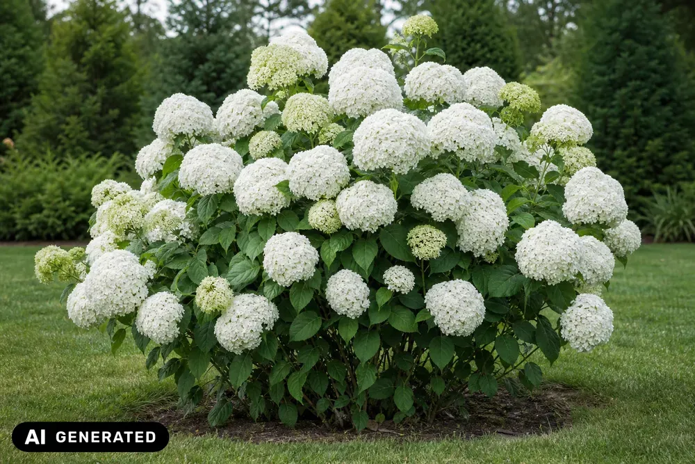 Ballhortensie 'Strong Annabelle' – Hydrangea arborescens 'Strong Annabelle'