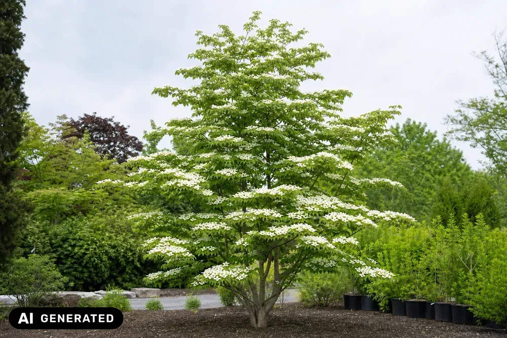Chinesischer Blumen-Hartriegel – Cornus kousa var. chinensis, Bild 4
