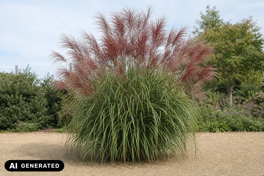 Chinaschilf 'Malepartus' – Miscanthus sinensis 'Malepartus', Bild 2