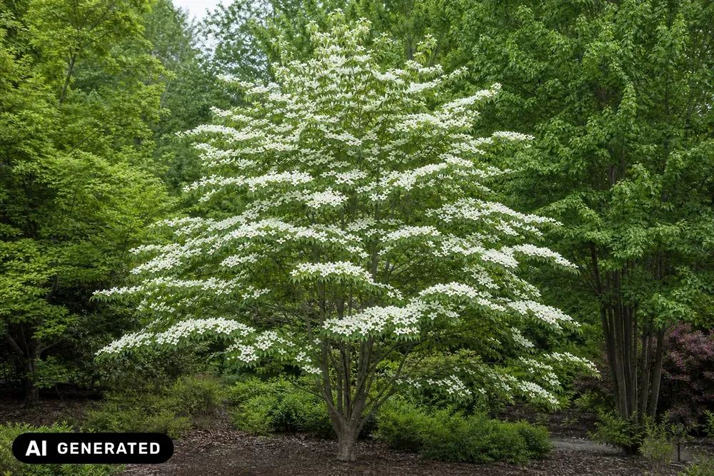 Chinesischer Blumen-Hartriegel – Cornus kousa var. chinensis, Bild 5