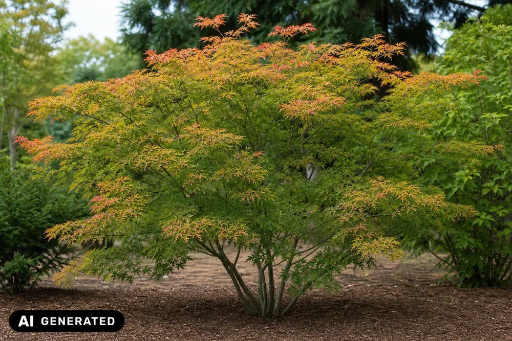Japanischer Feuerahorn 'Aconitifolium' – Acer japonicum 'Aconitifolium'