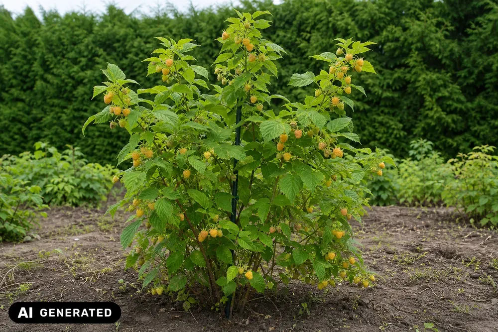 Himbeere 'Golden Everest' – Rubus idaeus 'Golden Everest'
