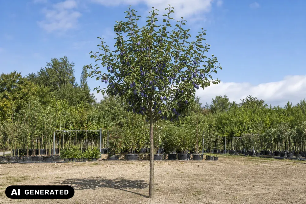 Zwetsche 'Wangenheimer Frühzwetsche' – Prunus domestica 'Wangenheimer Frühzwetsche'