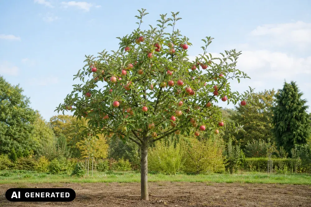 Apfel 'Roter Gravensteiner' – Malus domestica 'Roter Gravensteiner'