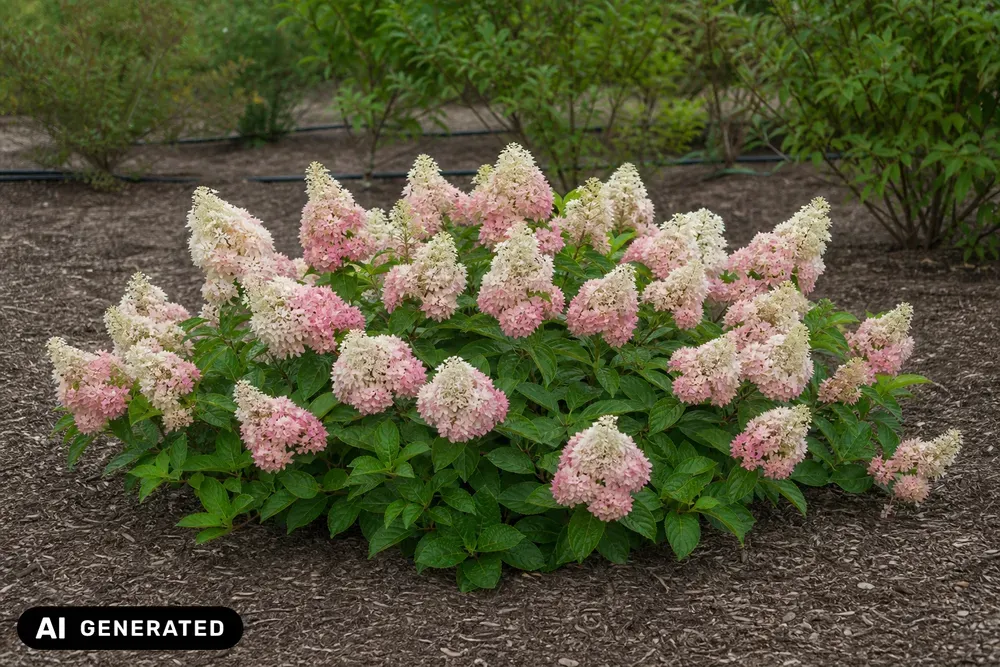 Zwerg-Rispenhortensie `Groundbreaker Blush´ – Hydrangea paniculata `Groundbreaker Blush´, Bild 3