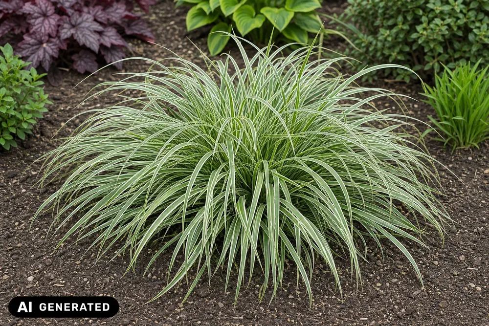 Weißbunte Teppich-Segge 'Vanilla Ice' – Carex foliosissima 'Vanilla Ice'