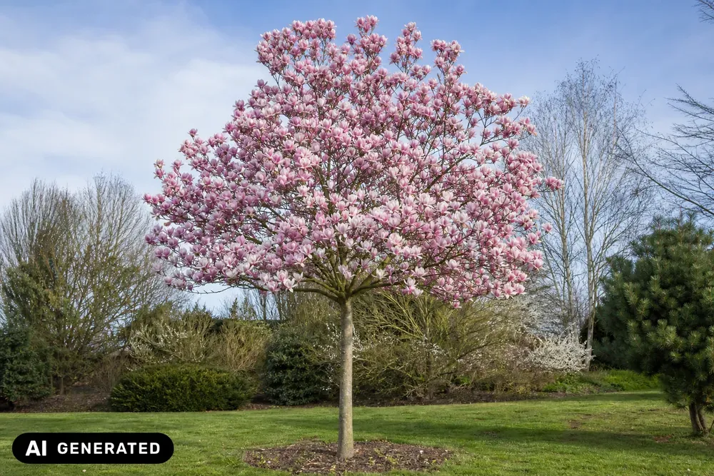 Tulpenmagnolie – Magnolia × soulangeana