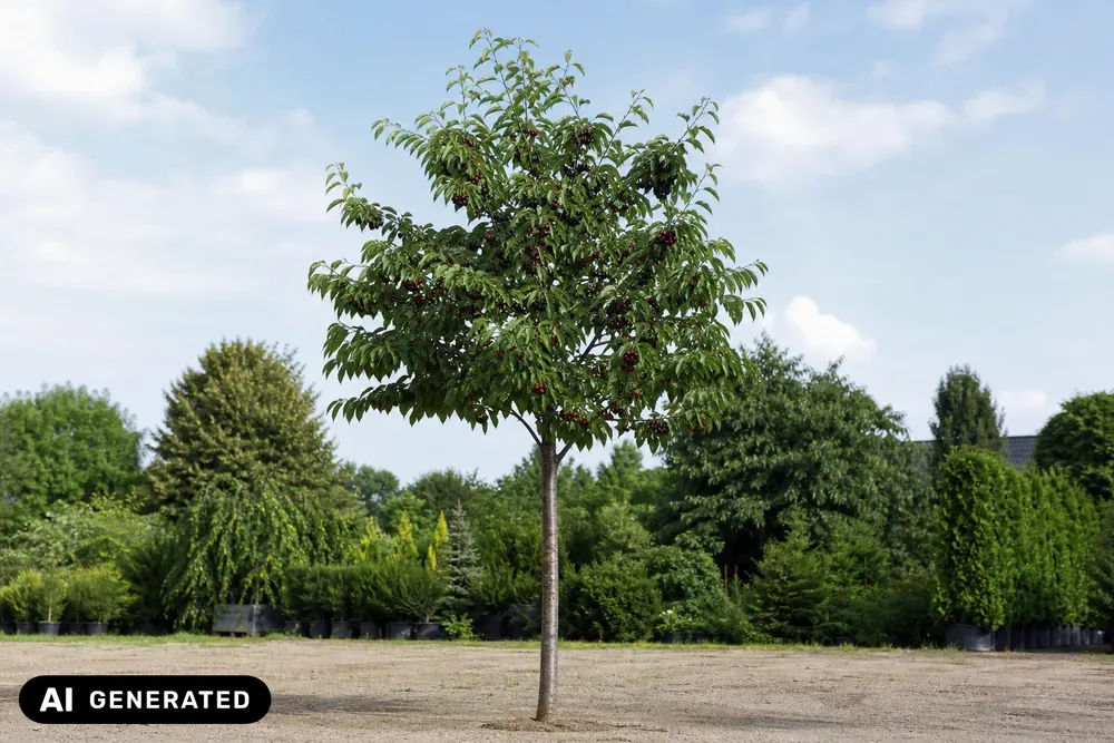Süßkirsche 'Große Schwarze Knorpelkirsche' – Prunus avium 'Große Schwarze Knorpelkirsche'