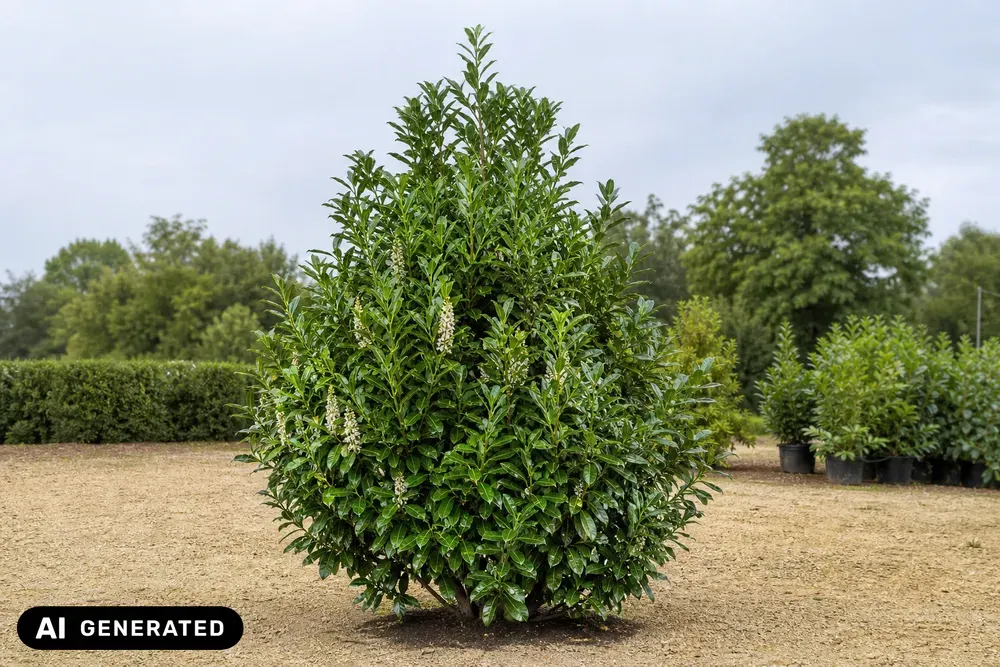 Kirschlorbeer 'Herbergii' – Prunus laurocerasus 'Herbergii', Bild 2