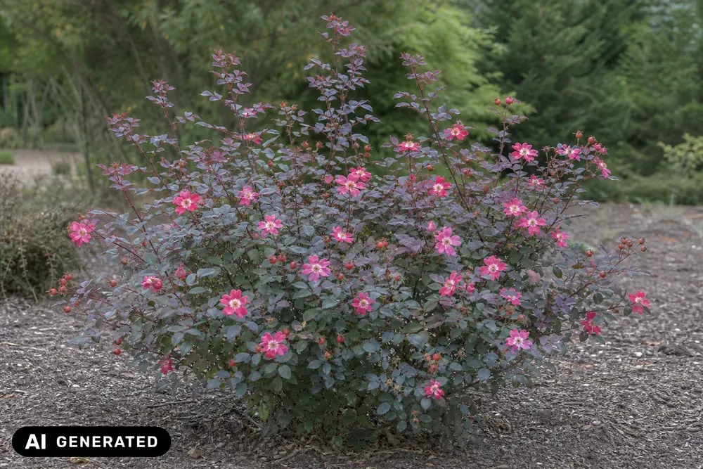 Bereifte Rose – Rosa glauca