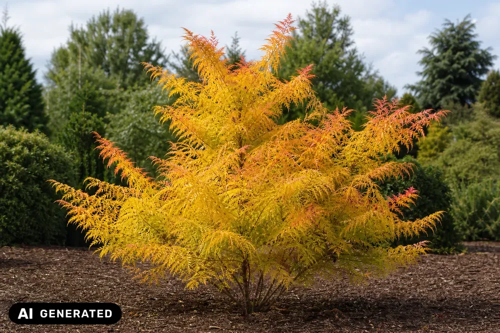 Hirschkolben-Sumach 'Tiger Eyes' – Rhus typhina 'Tiger Eyes'