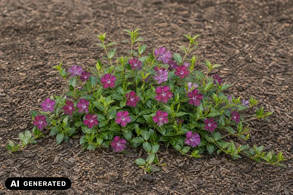 Kleines Immergrün 'Rubra' – Vinca minor 'Rubra'
