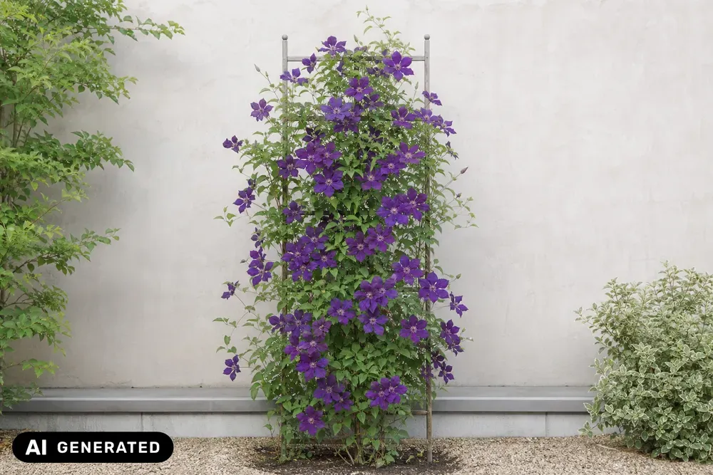 Waldrebe 'Jackmanii' – Clematis 'Jackmanii'