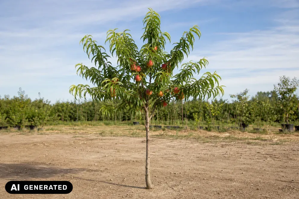 Pfirsich 'Red Haven' – Prunus persica 'Red Haven'