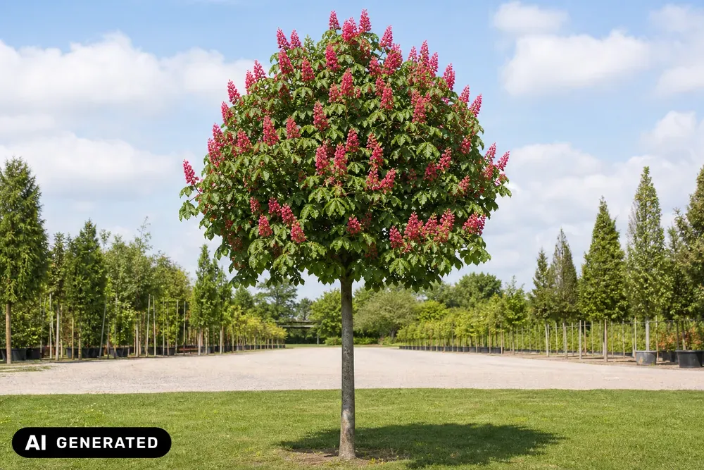 Scharlach-Rosskastanie 'Briotii' – Aesculus carnea 'Briotii'