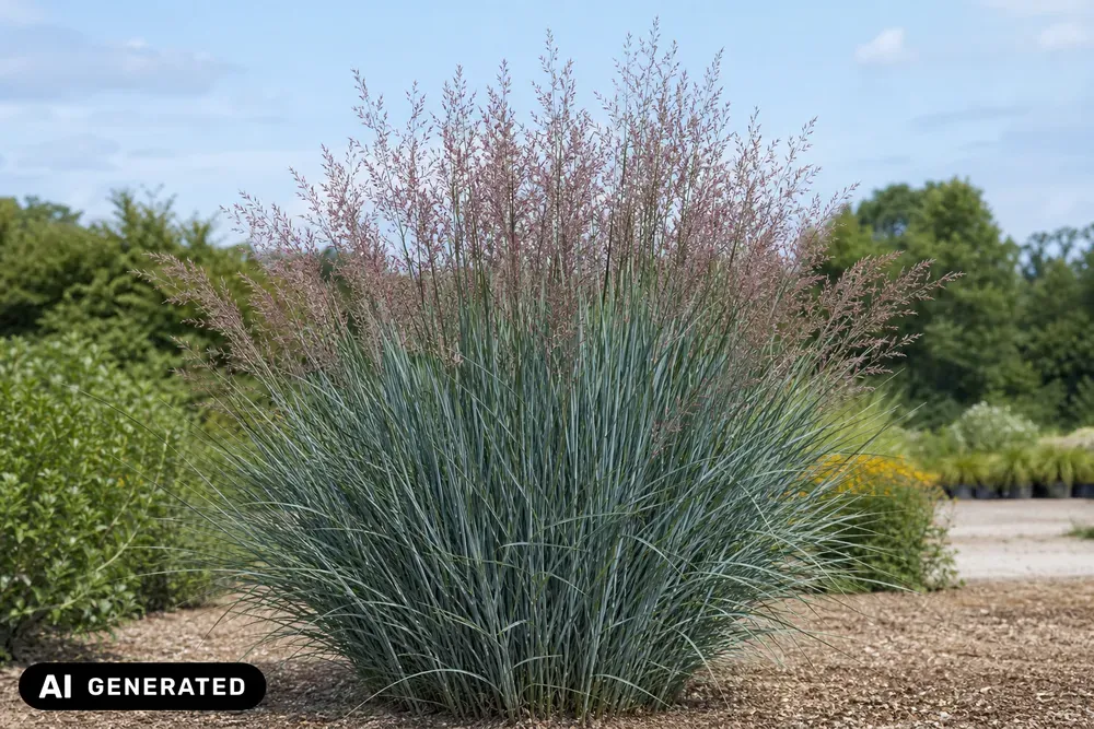 Bläuliche Rutenhirse 'Heavy Metal' – Panicum virgatum 'Heavy Metal'