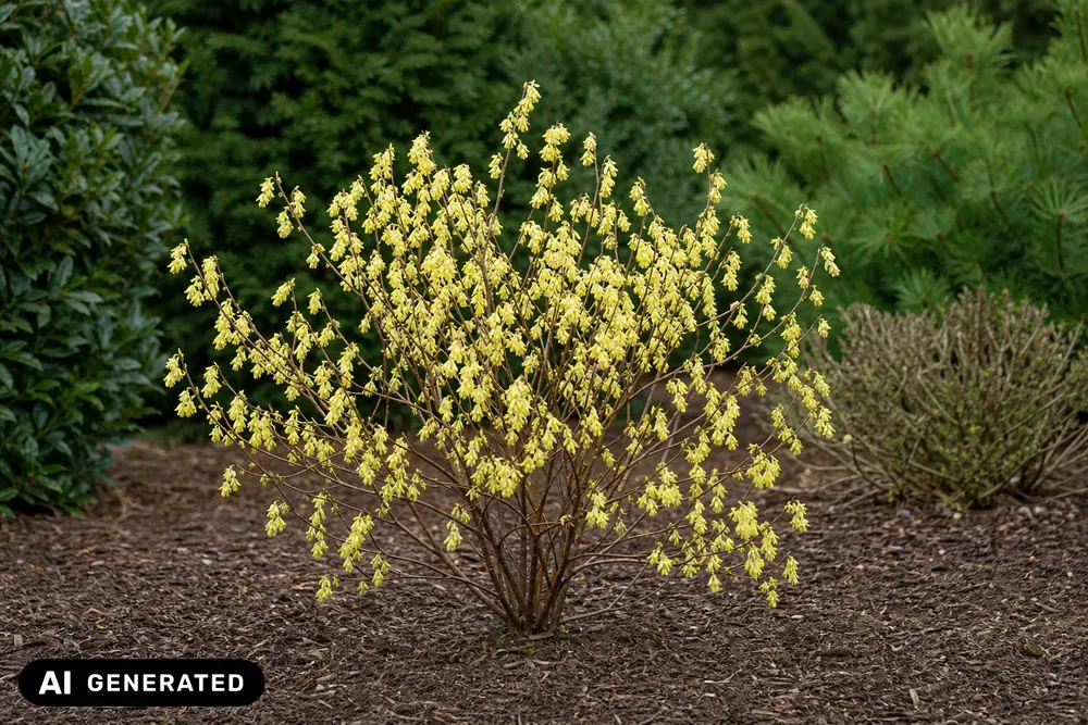 Armblütige Scheinhasel – Corylopsis pauciflora, Bild 2