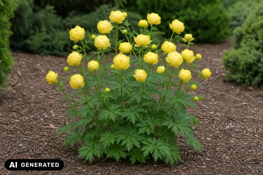 Trollblume 'Lemon Queen' – Trollius × cultorum 'Lemon Queen'