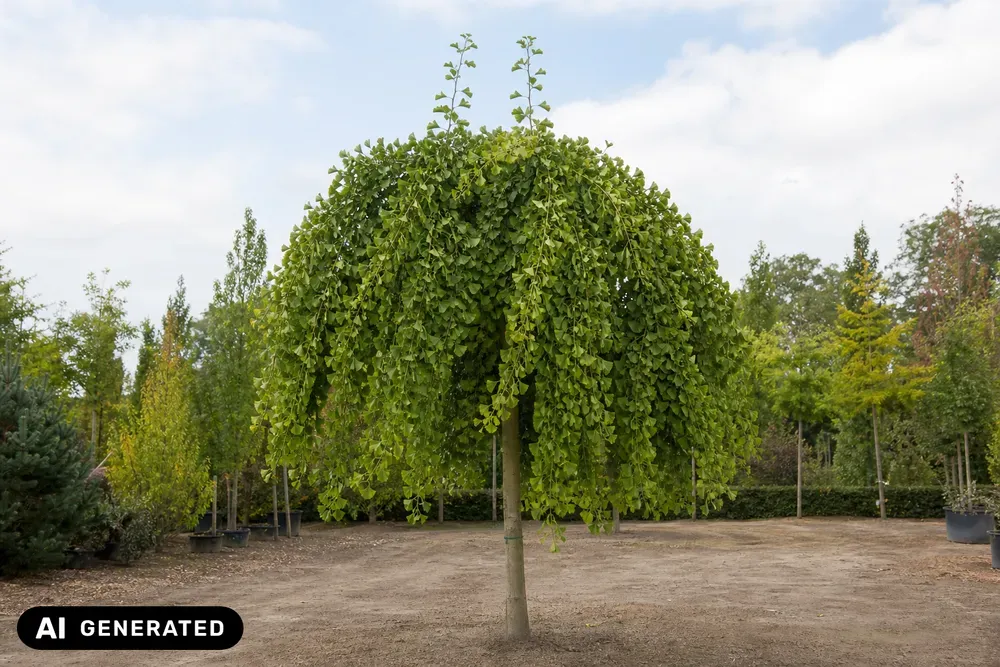 Hängender Fächerblattbaum – Ginkgo biloba 'Pendula'