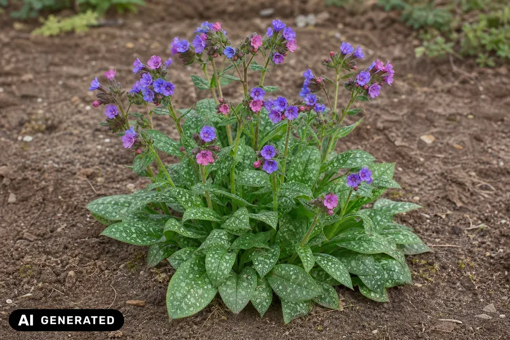 Geflecktes Lungenkraut – Pulmonaria officinalis