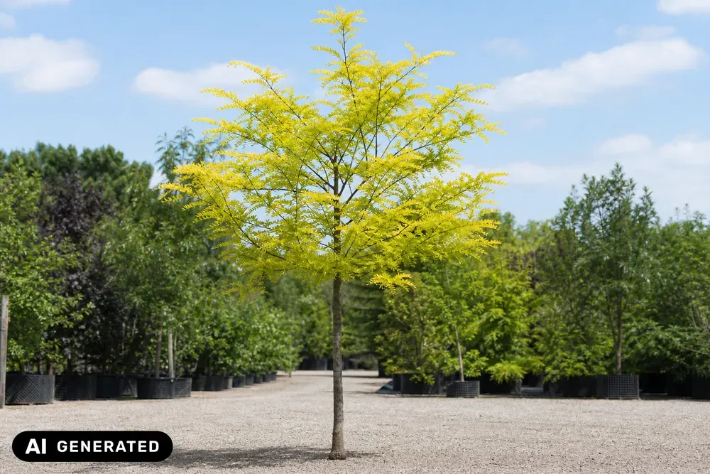 Gold-Gleditschie 'Sunburst' – Gleditsia triacanthos 'Sunburst', Bild 3