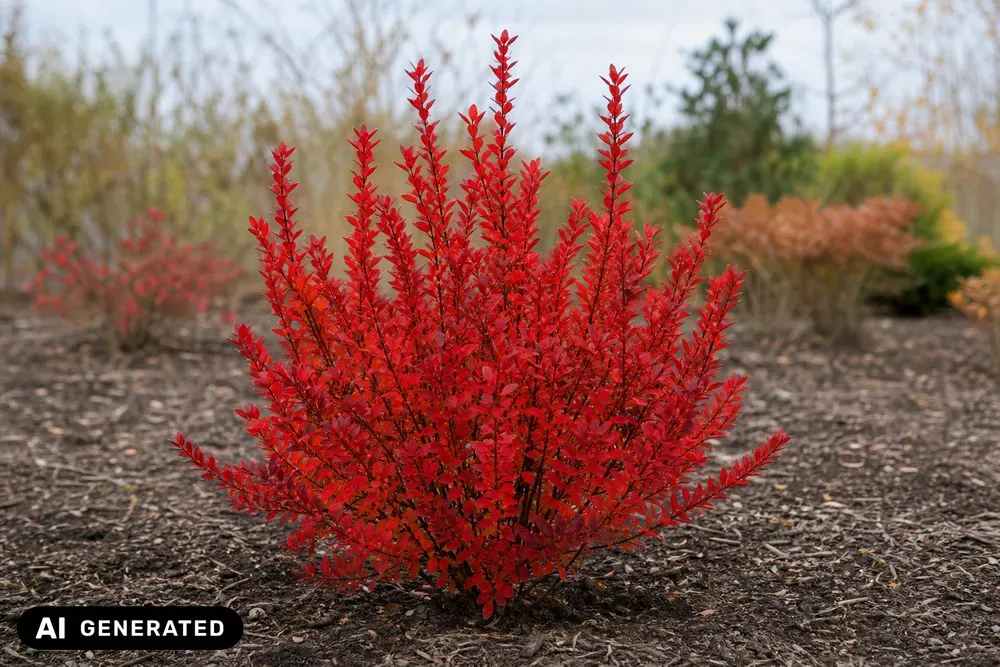 Korkflügelstrauch 'Fireball' – Euonymus alatus 'Fireball', Bild 2