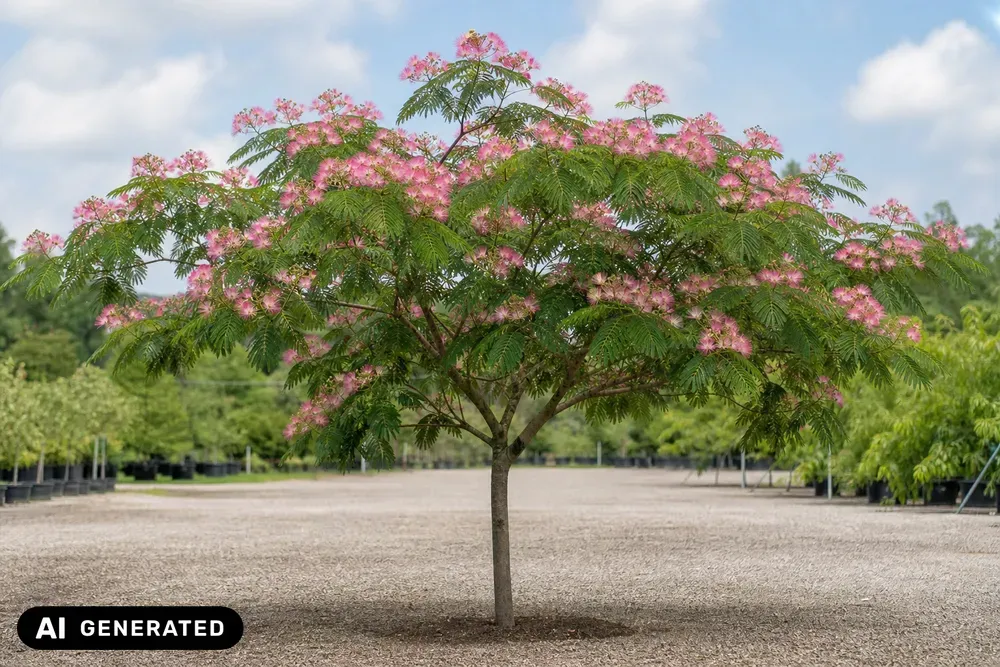 Seidenbaum 'Ombrella' – Albizia julibrissin 'Ombrella', Bild 2